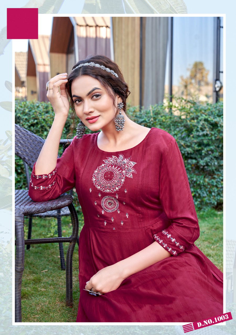  Koodee Morni vol 1 Heavy Work Festive Wear Wholesale Designer Kurtis Catalog